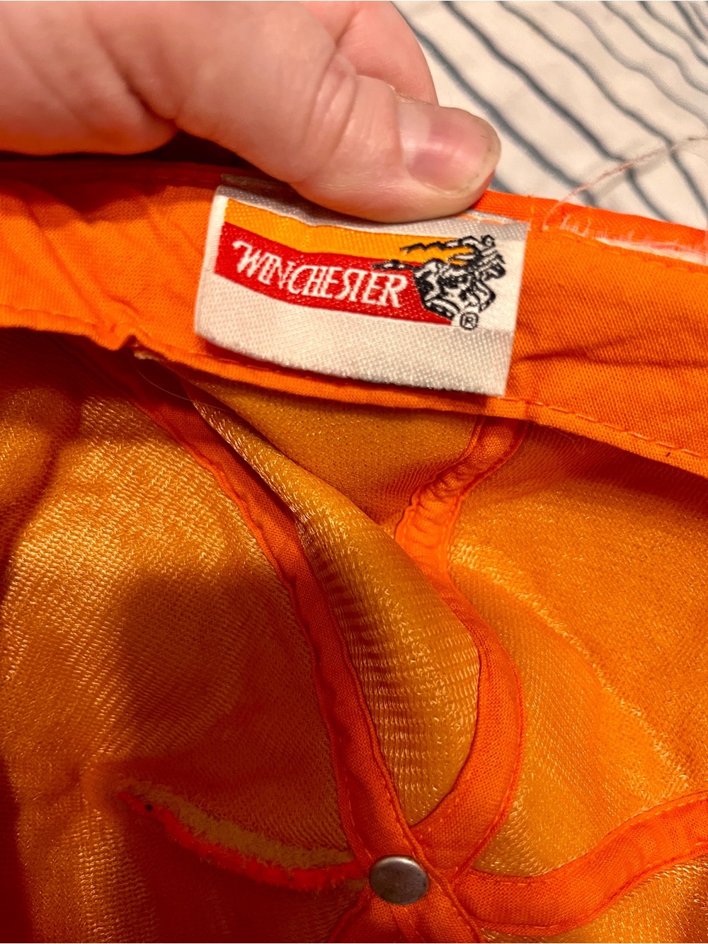 Winchester Blaze Orange Hunting Cap Sunglass Brim